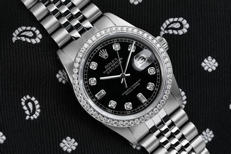 rolex datejust 18 k 045quadrante nero originale|rolex datejust models.